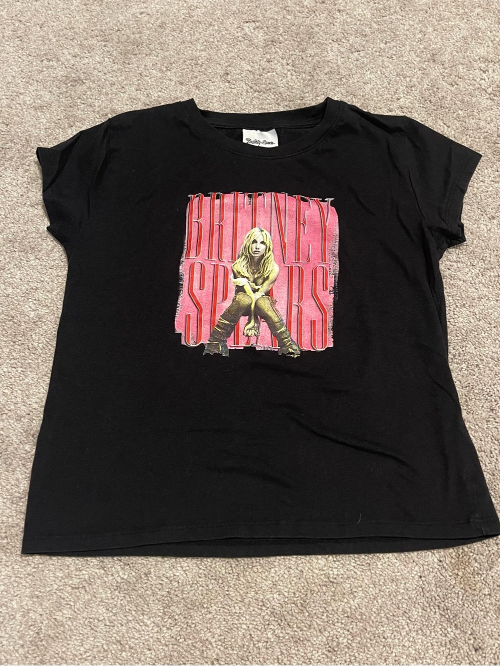Britney Spears Official Cropped Tee